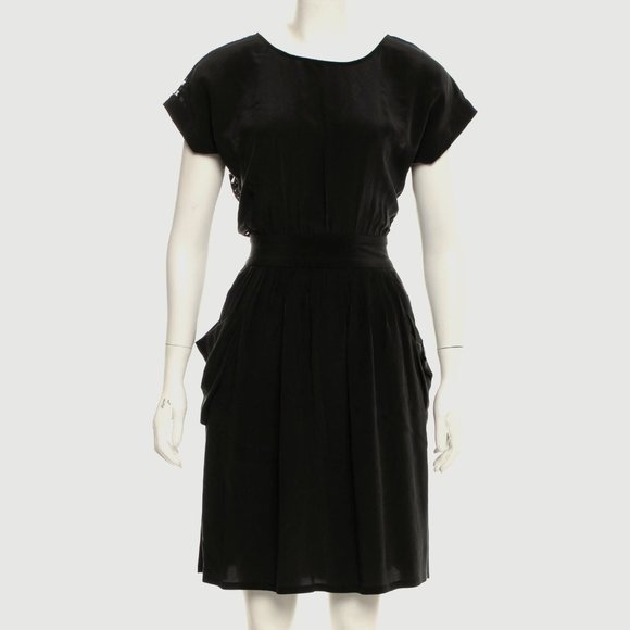 No. 6 Dresses & Skirts - Gorgeous No. 6 Silk Dress with Lace Cutout Back